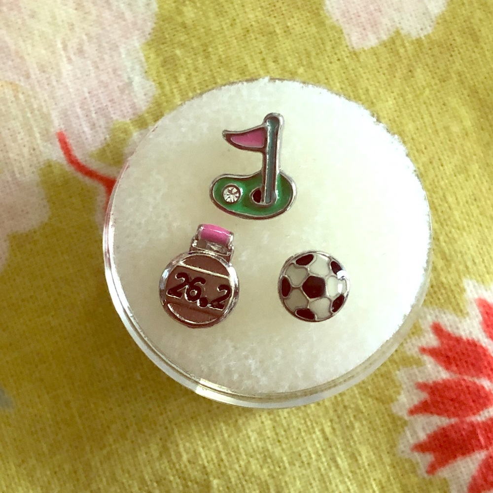 Origami Owl sports charm set